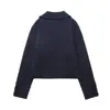 Maxdutti New Arrival Clothing Jacket Women England Women Double Breasted Short Blazers 2