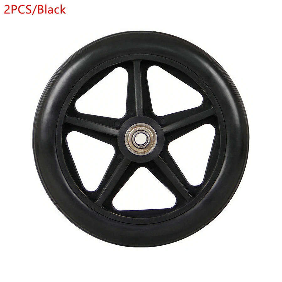 Description Picture 5 of item2PCS 6 Inch Wheelchair Casters Small Cart Rollers Chair Front Wheel Accessories Wheelchair Casters Replace Diameter 8MM