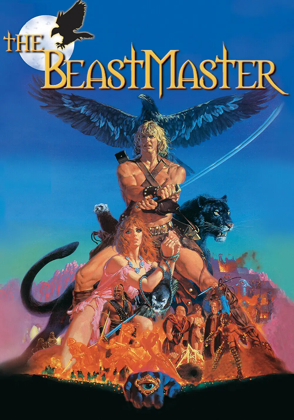 

THE BEASTMASTER Movie Art Picture Print Silk Poster Home Wall Decor