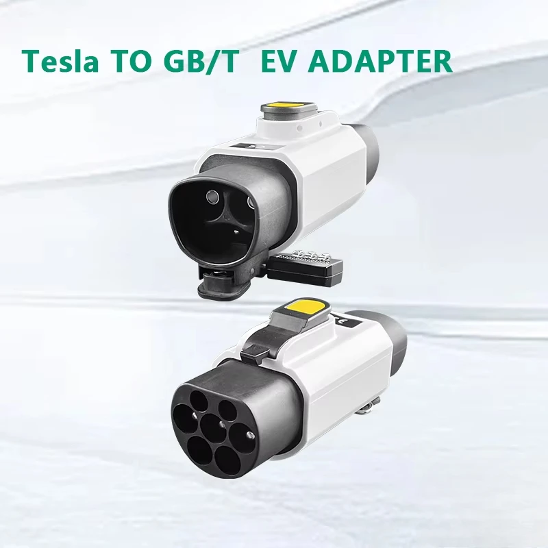 Ev Charging Adapter For Tesla charging station Tesl a to GBT Electric Car 250V EV Charger 32A 7KW NACS To GBT With Anti-theft lock Adapter BYD