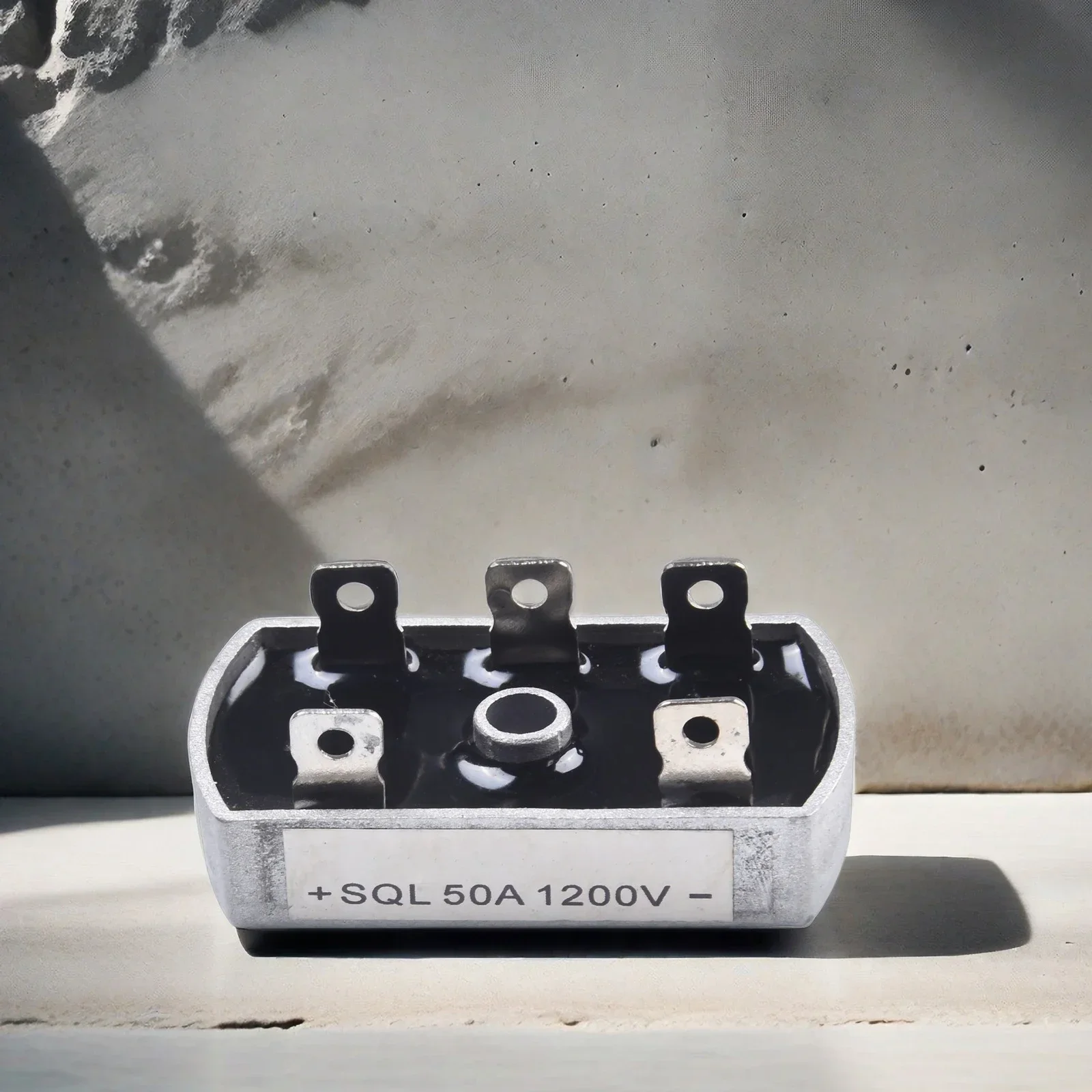 1pc 50A 1000V Diode Bridge Rectifier For Three Phase Diode PMA Wind Turbine Generator Electrically-isolated Metal Bridge