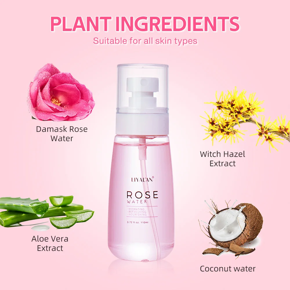 Face Toner LIYALAN Rose Water Face Toner