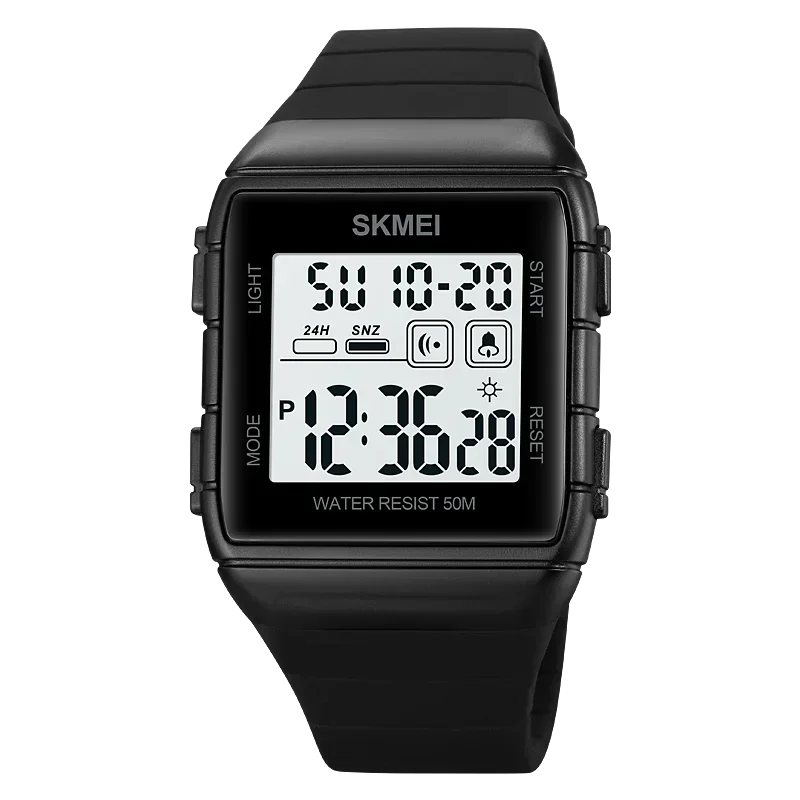 SKMEI Sports Digital Waterproof Men's Wristwatch – Countdown Electronic Military Clock