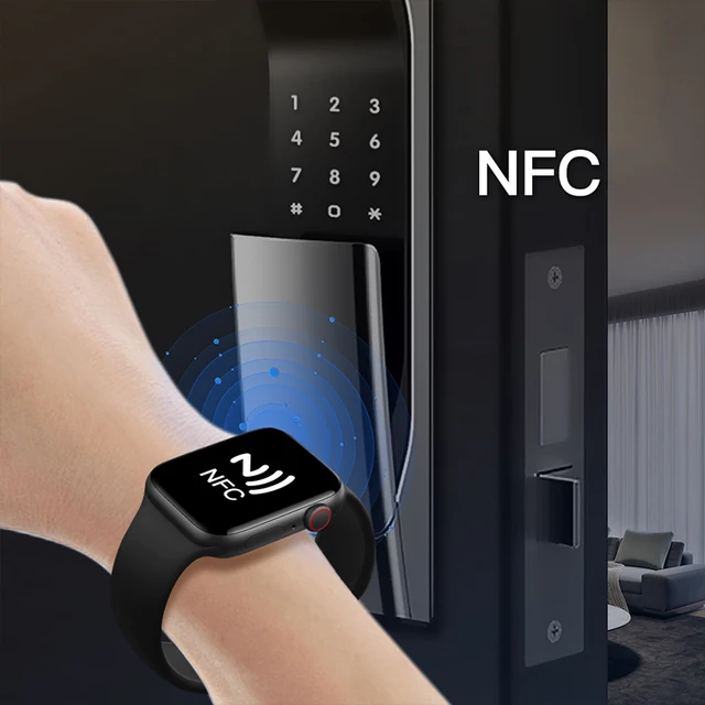 IWO PRO Smart Watch Men 1.95 inches 428*518 resolution Screen NFC Smartwatch Bluetooth Call IP68 waterproof Wireless Charging 5