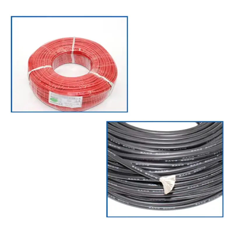 10 Meter/Lot High Quality Wire Silicone 10 12 14 16 18 20 22 24 26 28 30 AWG 5m Red and 5m Black Color image 6