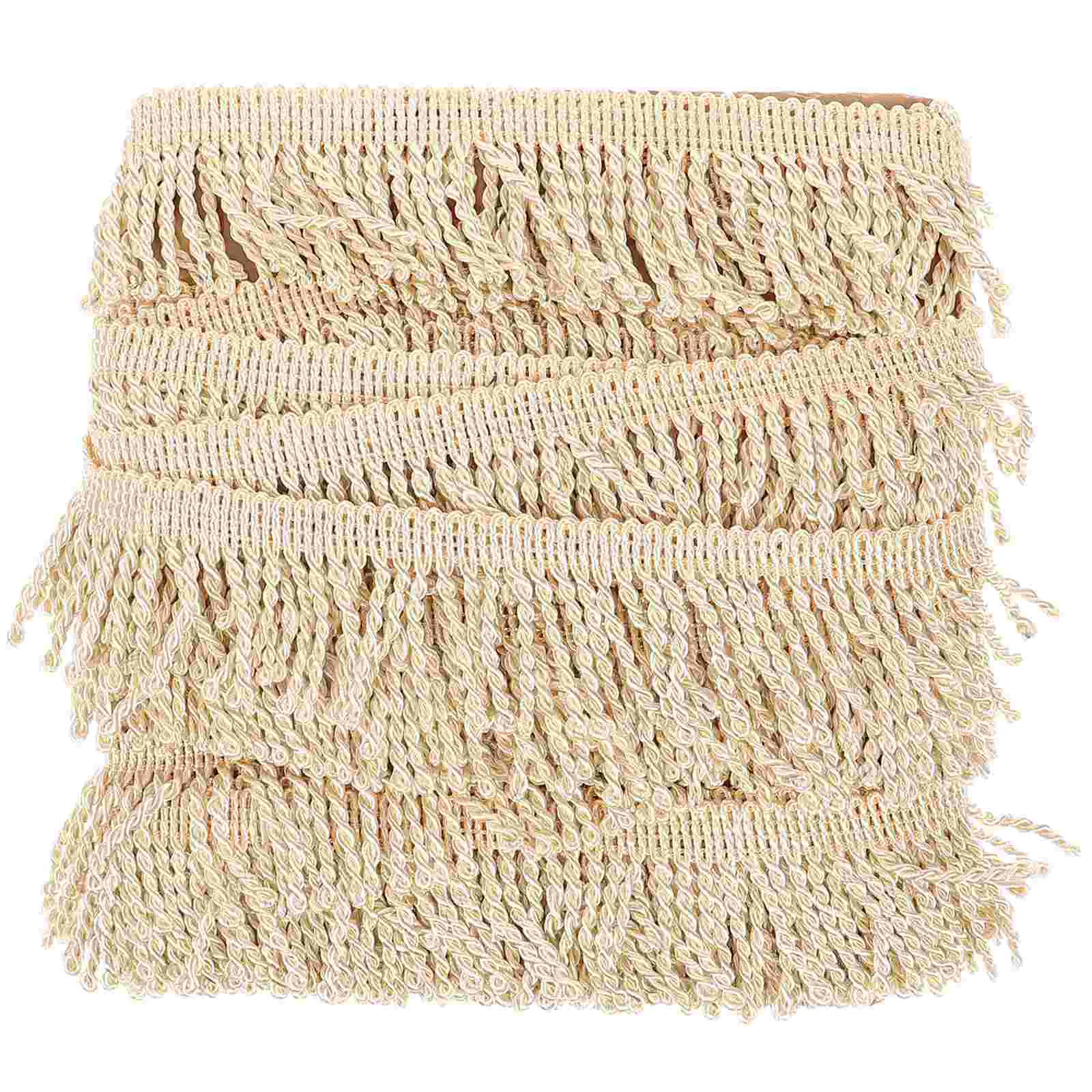 

Fringed Trim Tassel Trim Elegant DIY Sewing Material for Curtain Making Curtain Sofa Decoration Fringe Lace Accessories