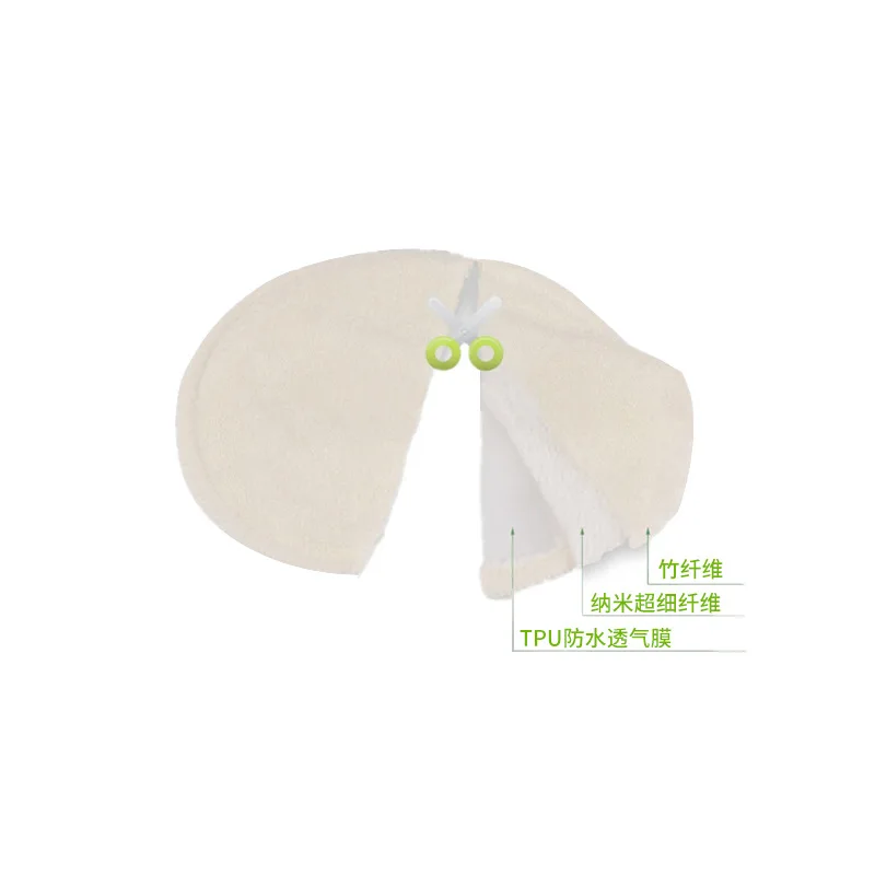 2pcs Organic Bamboo Viscose Nursing Breast Pads Washable Breastfeeding Reusable Breast Breastfeeding Nursing Pads 4