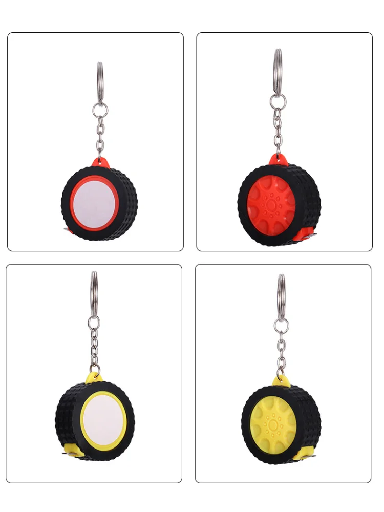 Creative Tape Measure Pendants Keychains Portable Office Supplies Sublimation Blank Key Chain keyrings For Logo Name Printed 3 S3e9246b6563d4a3fbd8a0f8181fd020cH