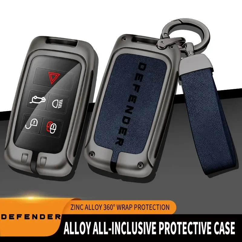Zinc Alloy Car Key Bag Car Key Cover Accessories For Land Rover Defender
