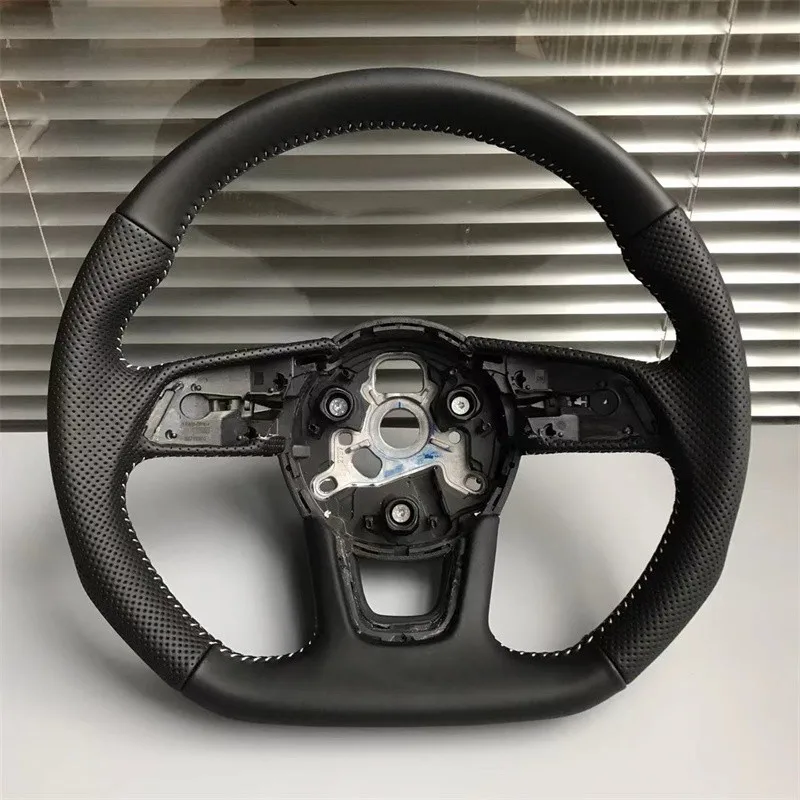 

Fully perforated semi-perforated steering wheel for Audi A3 A4 A5 S3 S4 S5 2017-2022 leather flat bottom steering wheel sport