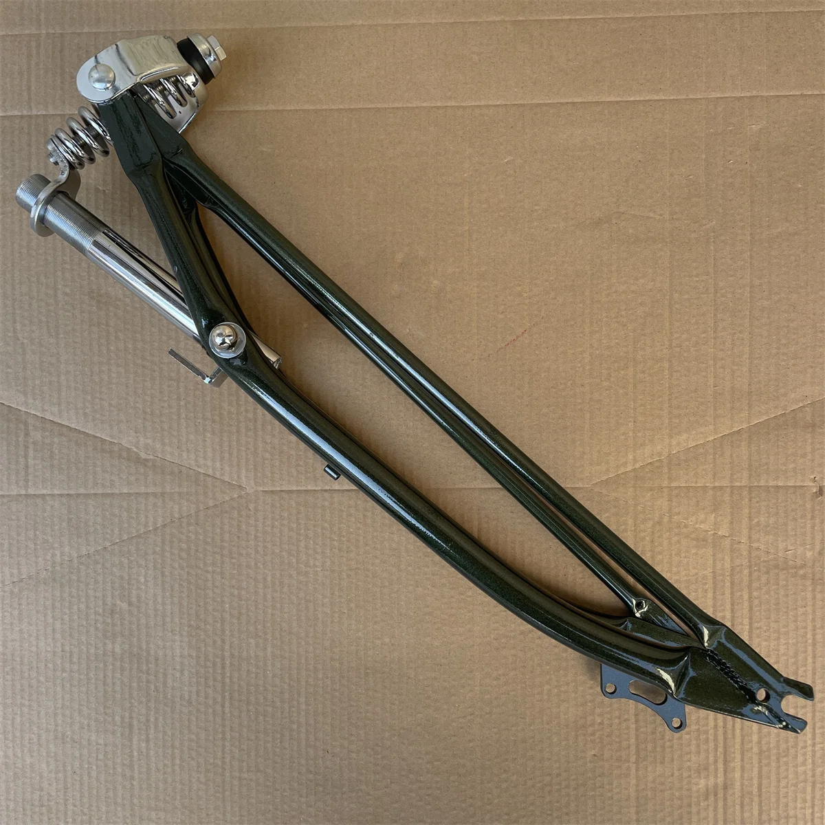 Fourche Vélo Vintage 650B / 26" Avec Support De Frein - Pièce Ancienne De Stock