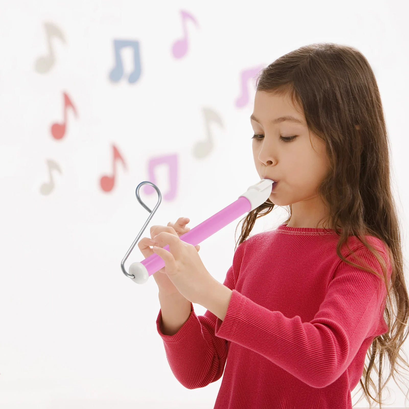 Kids Slide Whistle with Steel Sliding Rod Musical Instrument Toy for Children Kazoo Flute harp flute