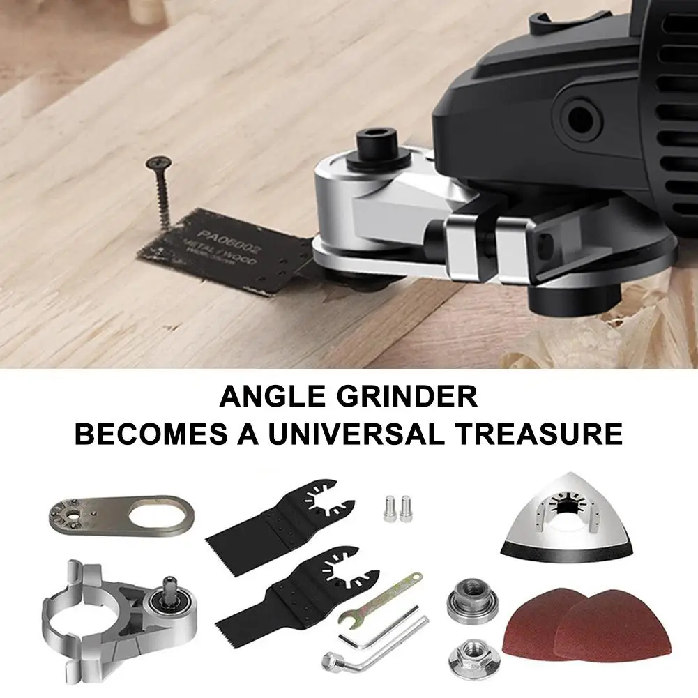 

Angle Grinder Becomes A Universal Treasure Multi-tool Attachment Polisher Cutting Table Tool Woodworking O7D7