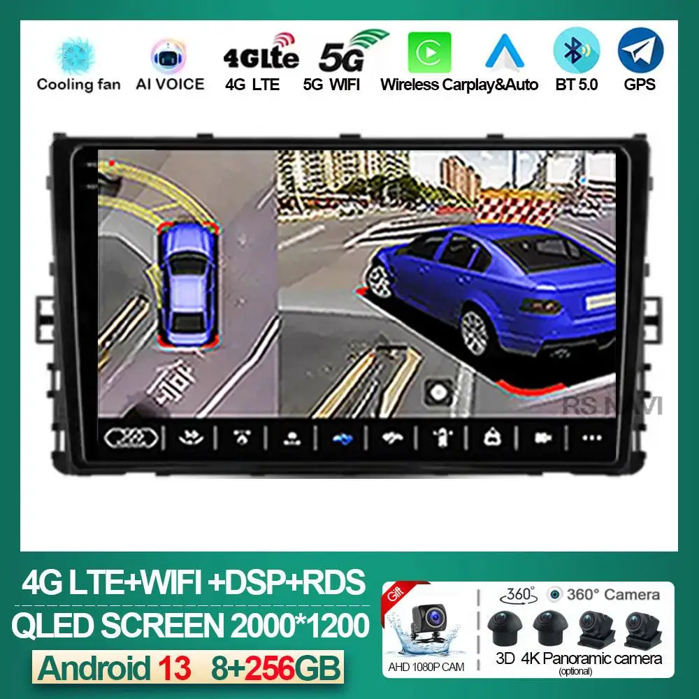 

Android 13 Car For Volkswagen Jetta 7 2018 - 2022 Auto Radio Multimedia No 2din Player High-performance Screen Stereo BT NO DVD