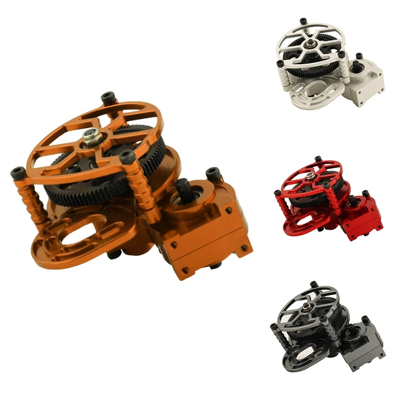 

Полностью Металлическая сборная коробка передач для Axial SCX10 I II AX10 1/10 RC гусеничная коробка передач для автомобилей обновленные детали аксессуары
