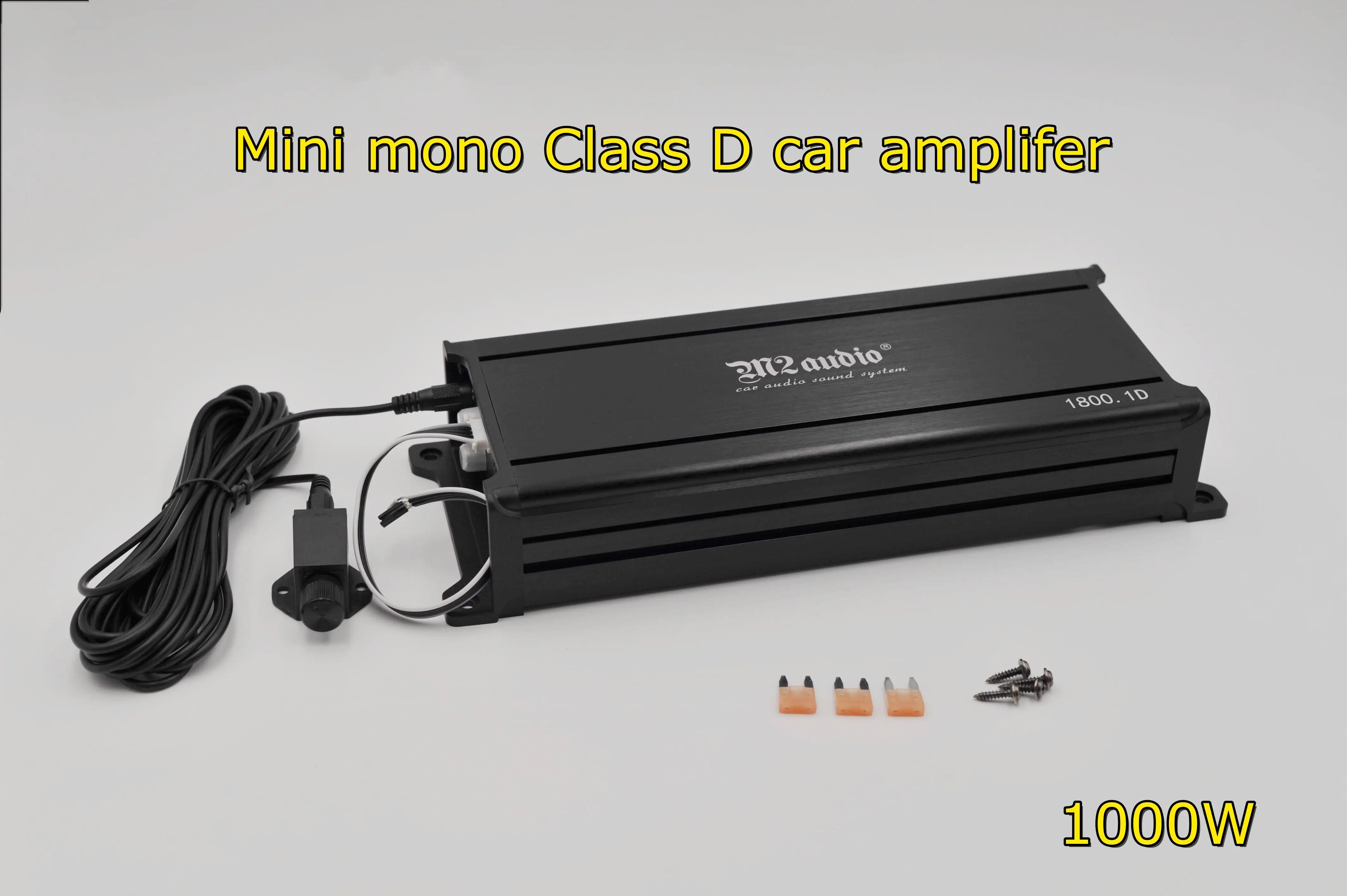 1000W Car Subwoofer Amplifiers Class D HIFI Slim Under-Seat Bass Powered Car Speaker Subwoofer Power Audio Processor amplifier board