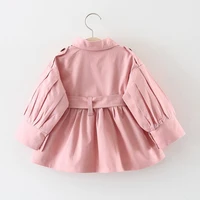 Mode bébé Trench manteau coton automne printemps bébé fille vêtements enfants vestes pour filles manteaux vêtements d'extérieur pour bébés 6