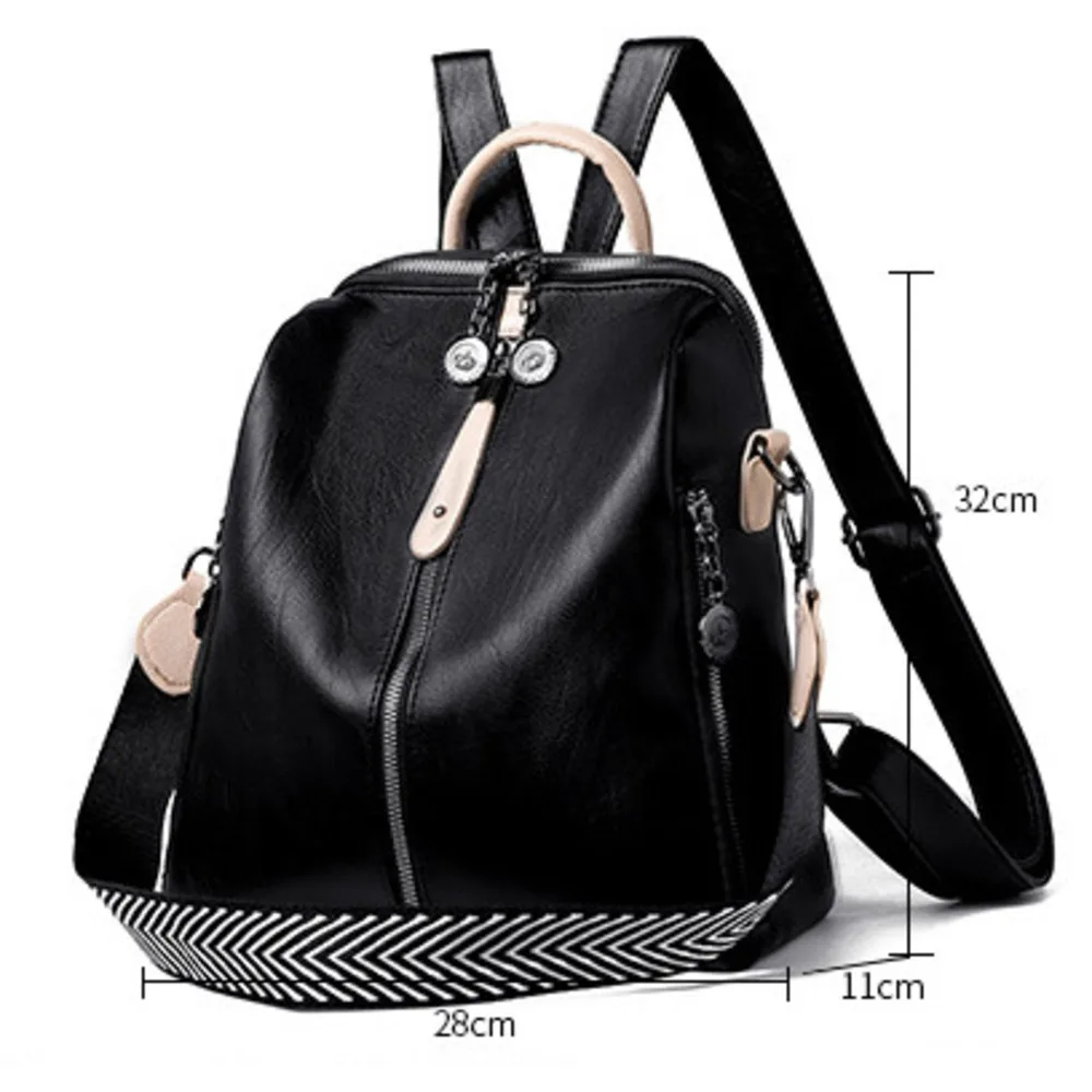 2024 Spring/Summer New Trendy Korean Edition Fashion Multi functional Soft Leather Backpack Large Capacity Women's Travel Bag_desvips.com