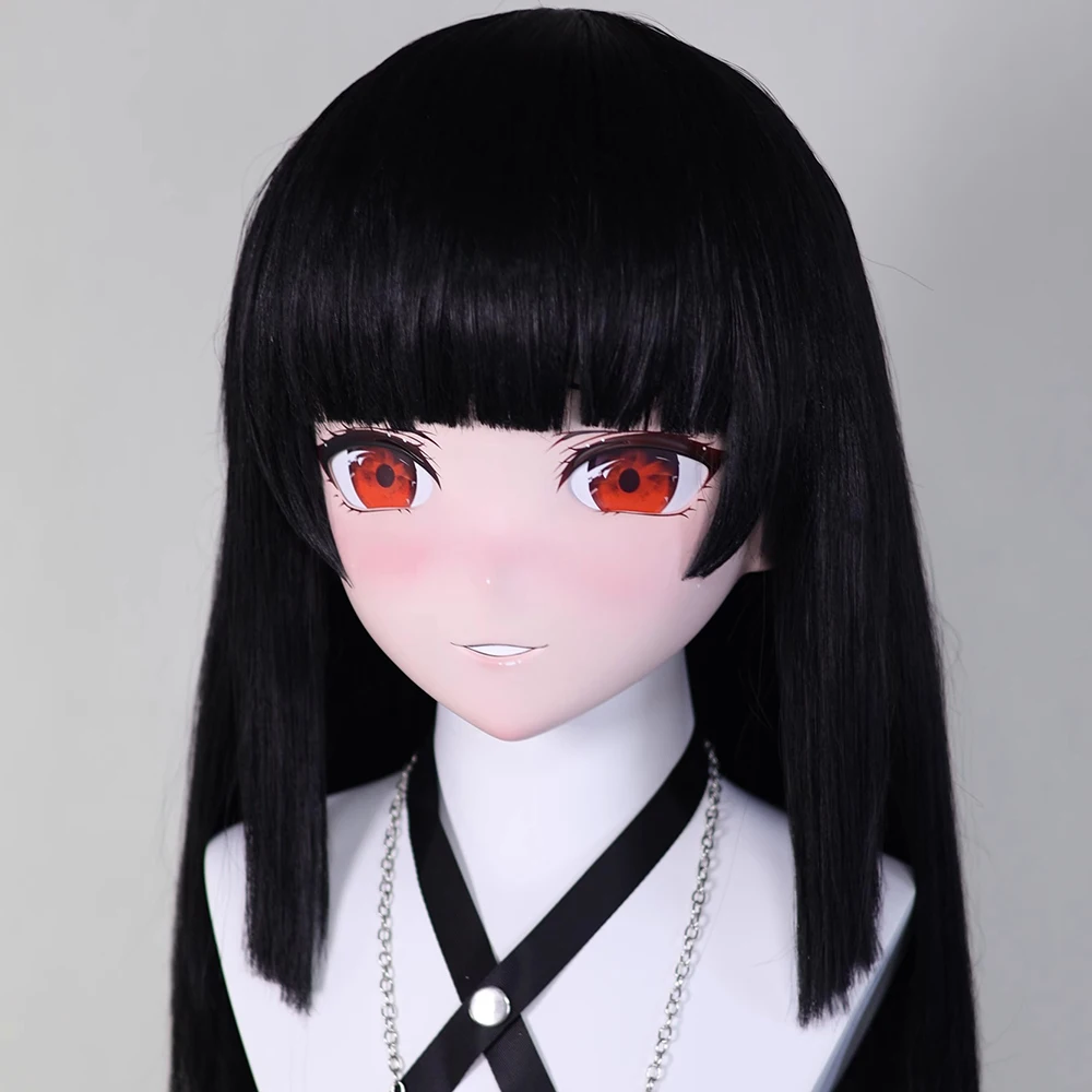 Handmade Customize Full headband lock Doll Cartoon Character Kig Cosplay Kigurumi Mask Resin Japanese Anime Kigurumi Masks