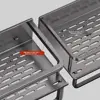 Bathroom Shelves Corner Shower Shelf Aluminum Wall Mount Shampoo Storage Rack Holders No Drill Kitchen Bathroom Accessories 5