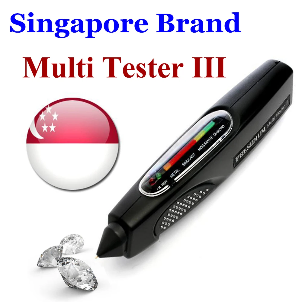 Diamond Tester Professional, Diamond Tester, 2 types Professional High  Precision Moissanite Portable Jewelry Gemstone Tester, Precision Tools  Meter Device with LED Indicator