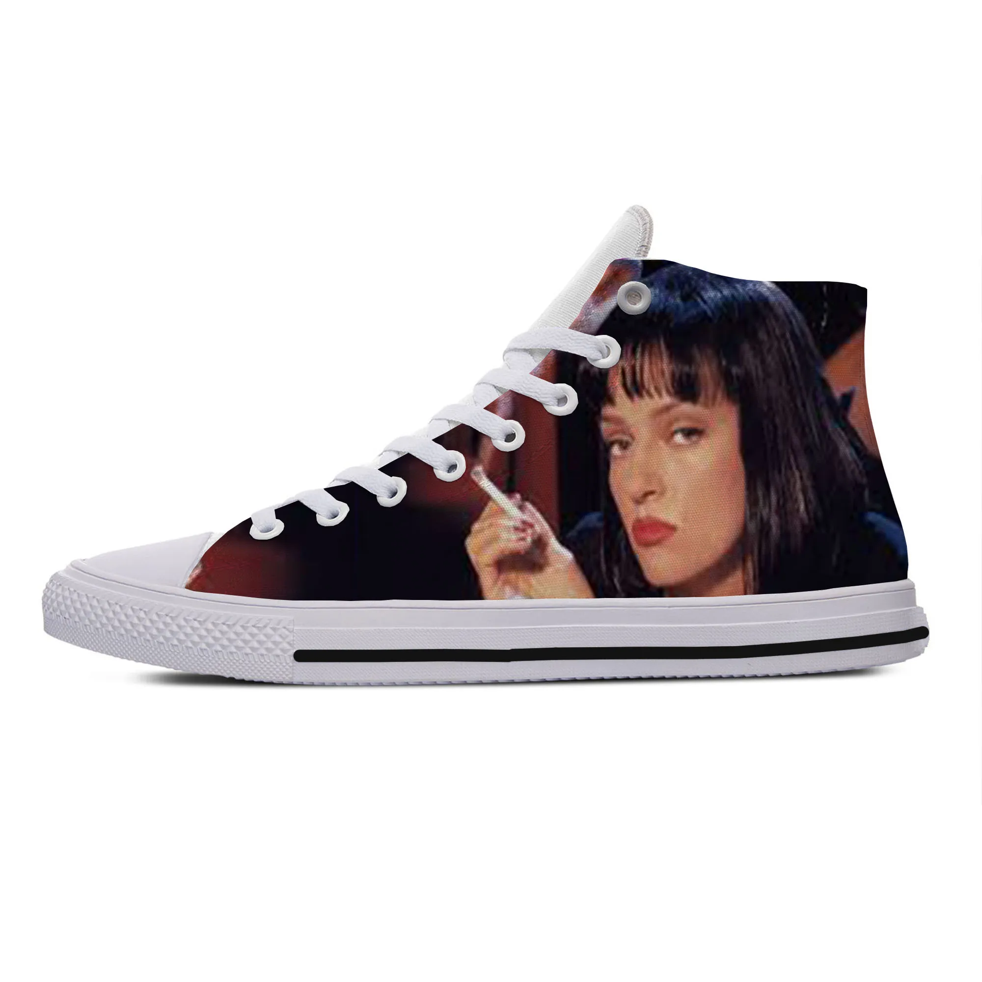 

Hot High Sneakers Handiness Casual Shoes New Summer Fashion Pulp Fiction , 1994 , Quentin Tarantino Hip Hop Summer Board Shoes