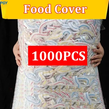 1000/100PCS Disposable Food Cover Color Wrap Food-Grade Fresh-keeping Film Bag Storage Kitchen Disposable Bowl Cover Wholesale