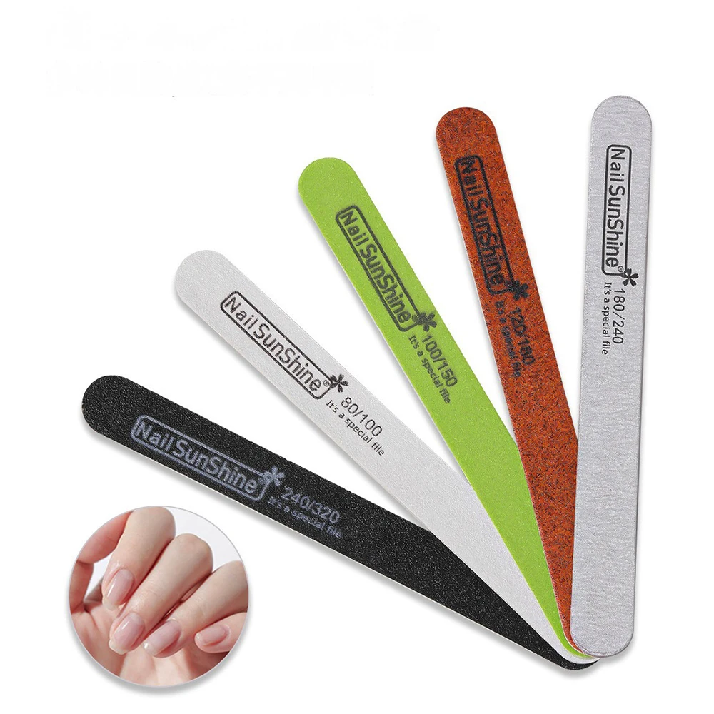 

Двусторонние боковые пилочки для ногтей, полумесяц, 100/180, Ромб, полировка, искусственная полировка, Полировка Ногтей, пилочки для ногтей, инструмент