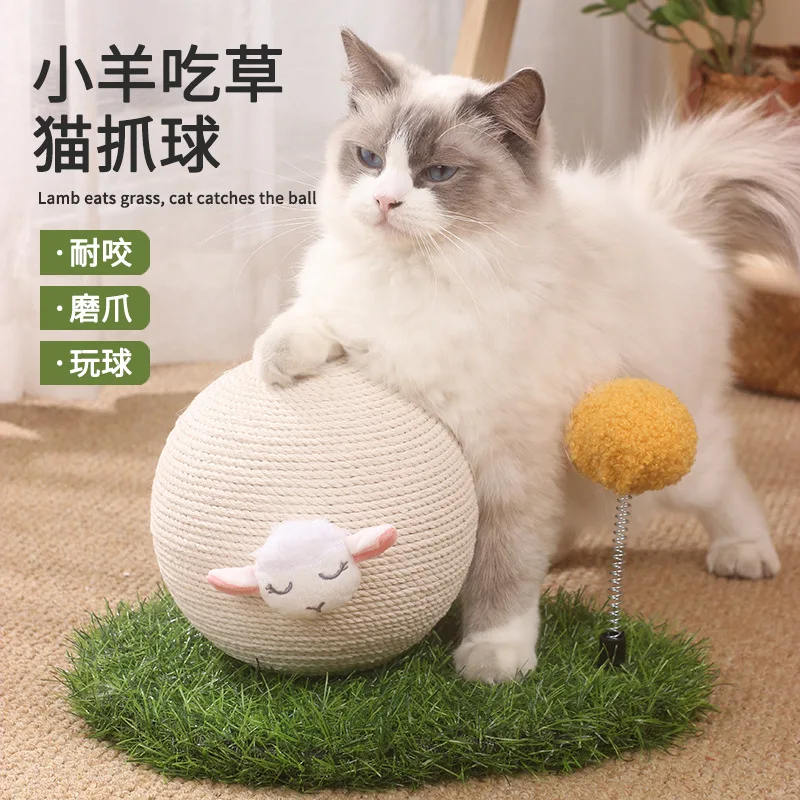 

Lamb Grazing Cat Climbing Frame, Sisal Cat Scratching Board, Scratching Post, Cat Nest, Jumping Platform Tree, Pet Toy Supplies