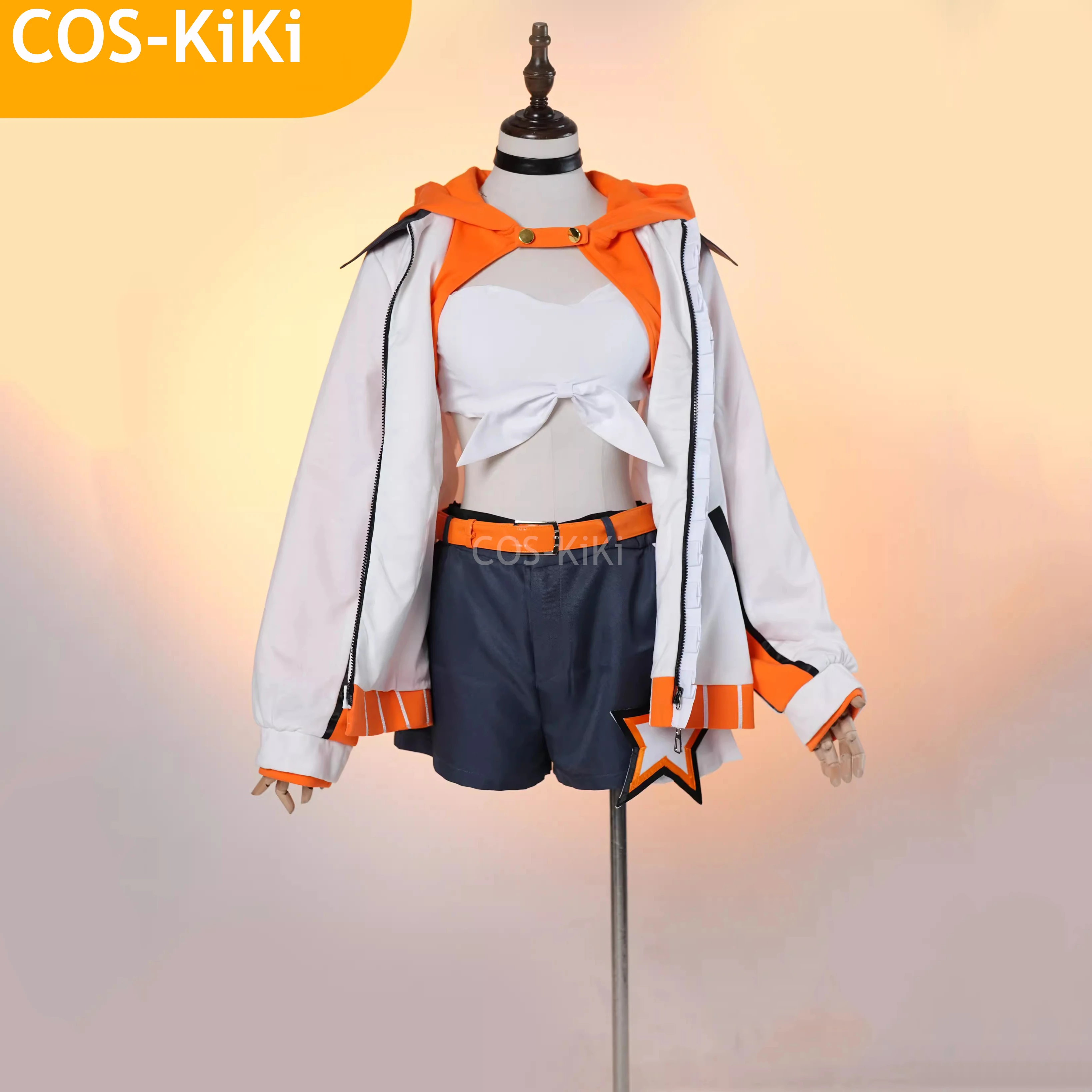 

COS-KiKi Anime Honkai Impact 3rd Kiana Kaslana Game Suit Lovely Uniform Cosplay Costume Halloween Party Role Play Outfit Women