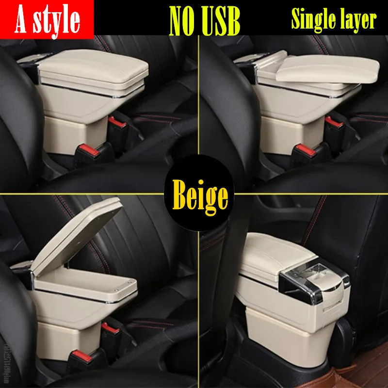 Auto per Citroen Grand C4 per Picasso Scatola for Braccioli Auto Parti Interne Scatola Portaoggetti Console Centrale con Accessori USB fwefg ( Colore : C1 7 USB