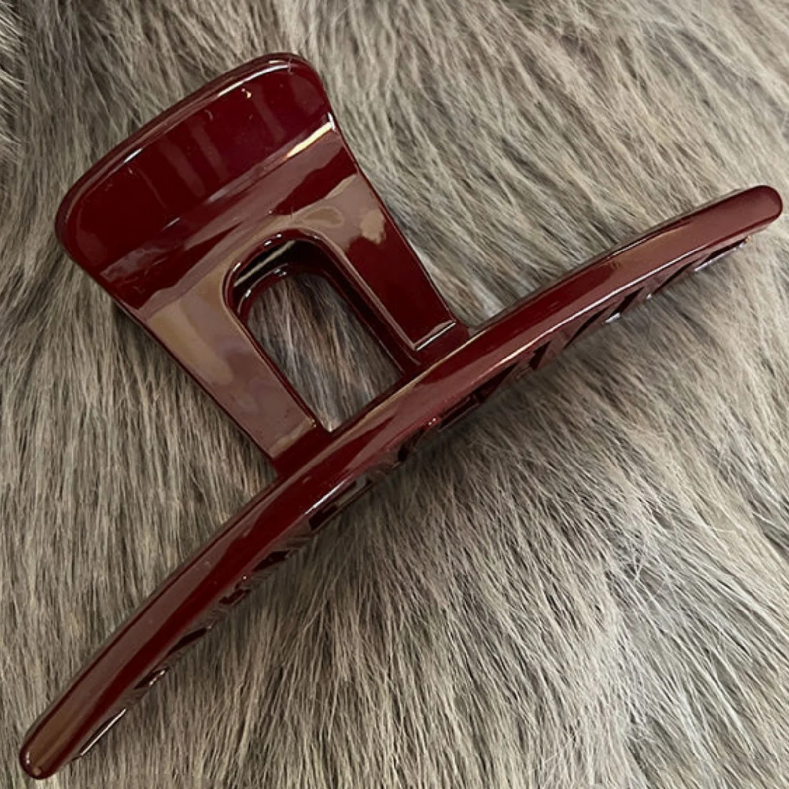 1PC Ancora Red Grab Clip Premium Sense Neue Clip Kopfschmuck Haarspange Weibliche Hinterkopf Große Hai Clip Haarschmuck – Detail 1