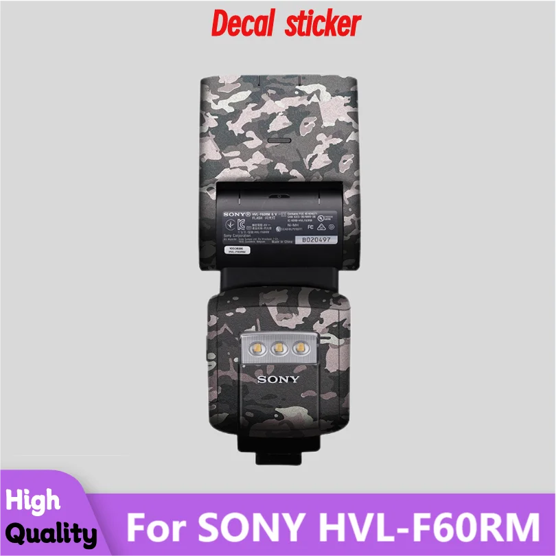 

Наклейка на корпус фотокамеры для SONY HVL-F60RM Flash, защитная пленка из декальвинила, защитное покрытие от царапин