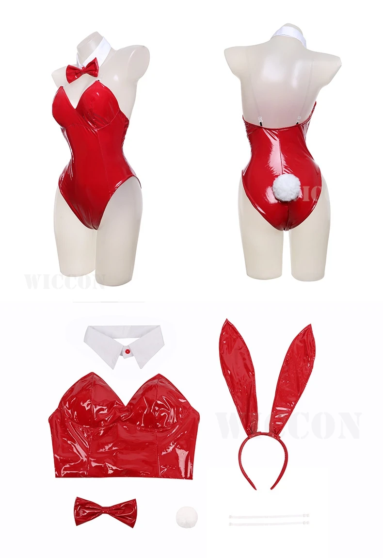 Anime Blue Archive Cosplay Leder Bodysuit Toki Bunny Girl Jumpsuit Halloween Kleidung 18 S3e9372cdd74945e3b3246a4df786d8eaB