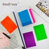 KindFuny 210pcs Transparent Sticky Notes Posted It Memo Pad Scrapes Stickers Waterproof Clear Notepad School Stationery 1