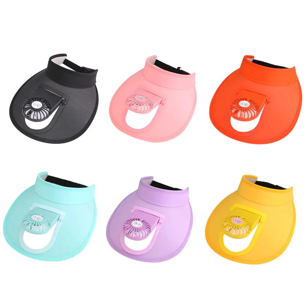 

Sweatband With Adjustable Belt - Larger Coverage Not Stuffy Better Ventilation 3 Wind Modes Broad Brim Hollow Hat