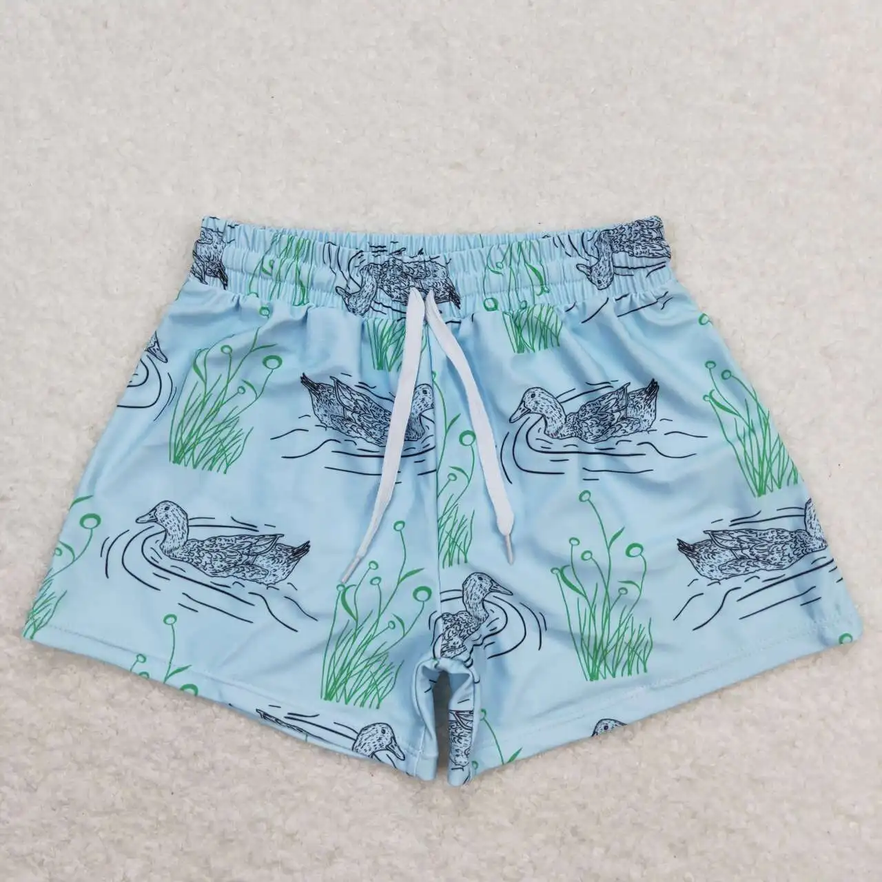Wholesale Baby Boy Swimming Trunks Beachwear Children Toddler Fish Shorts Kid Swimsuit Children Summer Blue Swimwear Clothing 6
