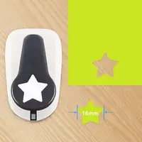 DIY Star Paper Puncher Kids Scrapbook Hole Punch 9mm 16mm Embossing Cutter Mini Paper Shape Punch for Crafting Cards 5