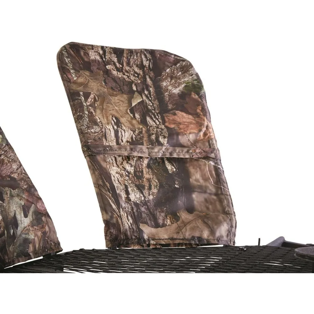 360 Degree 19-Foot Ladder Tree Stand with Integrated Safety System for Deer Hunting