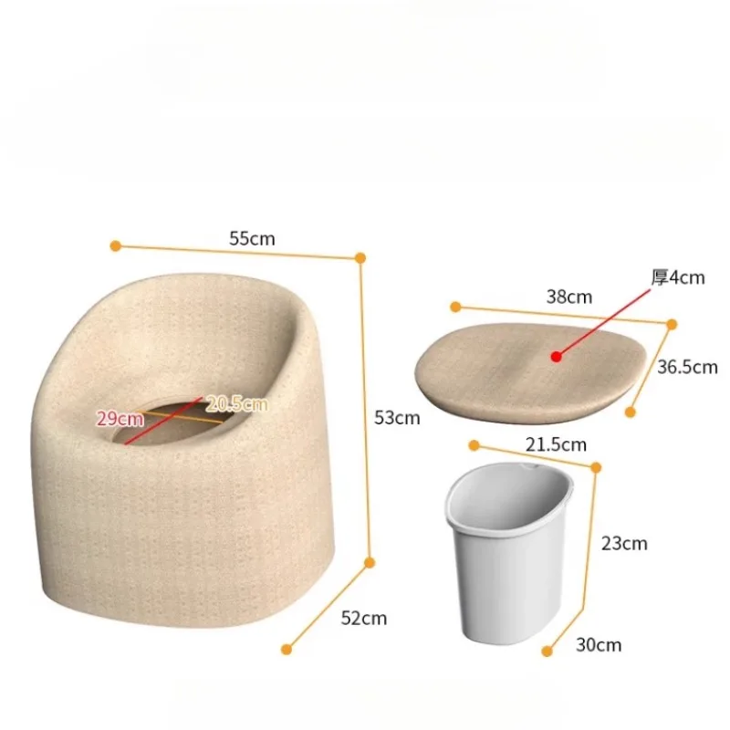 Multi-functional Portable Toilet Seat , Disabled Elderly Pregnant Women Patients Indoor Mobile Toilet Chairs Shower Chair Sofa 6