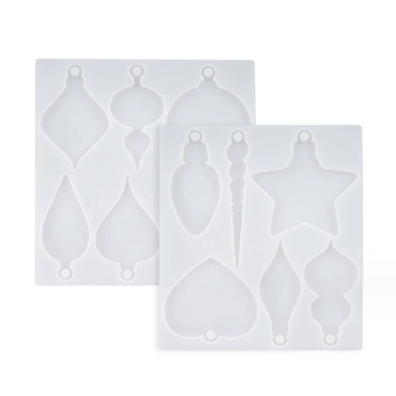 

Форма для рождественской смолы, рождественские украшения, силиконовая форма для эпоксидной смолы, поделки из смолы «сделай сам», брелок, Рождественский Декор, подарок