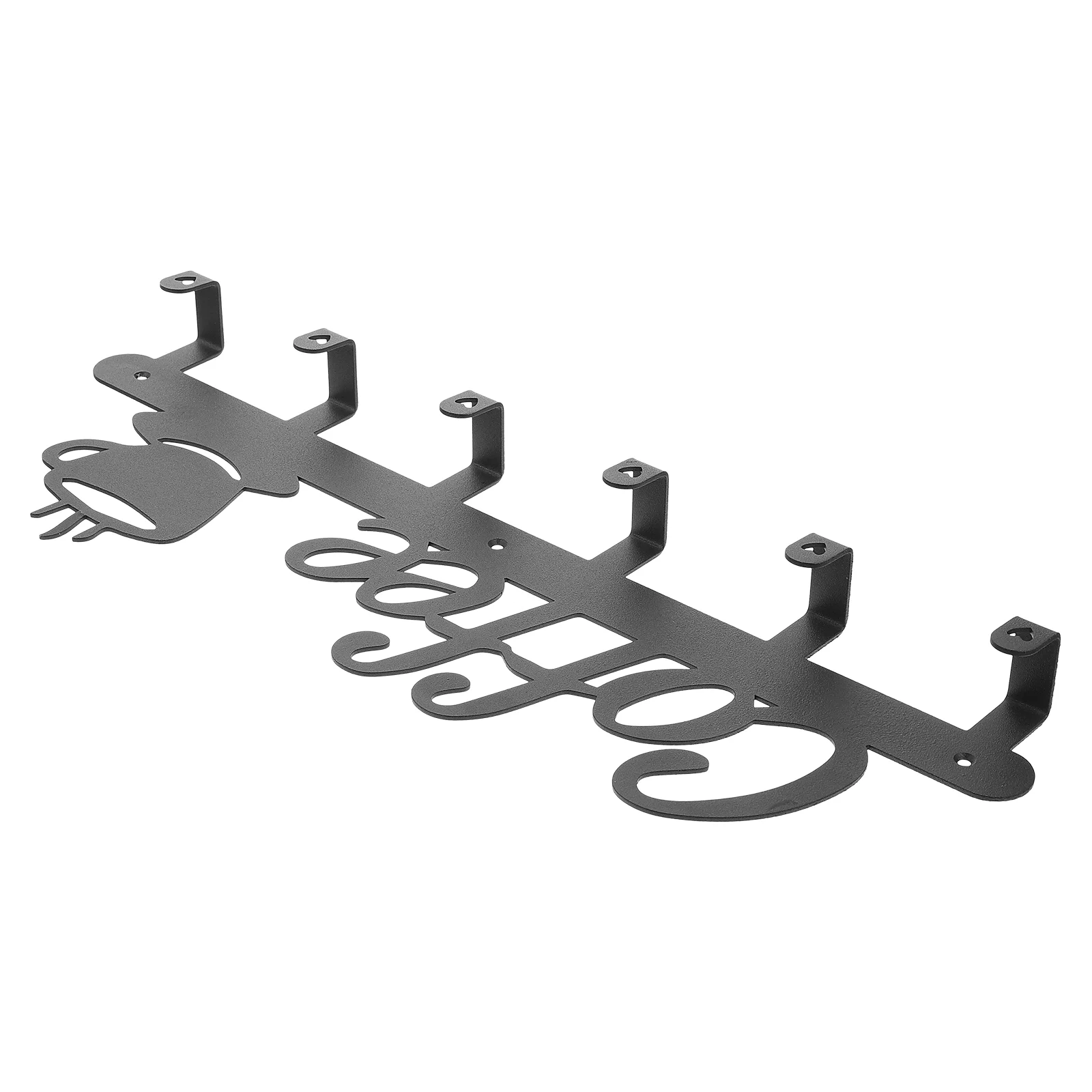 1 Set Wall Hanging Rack Delicate Stylish Coffee Mug Holder Iron Crafts