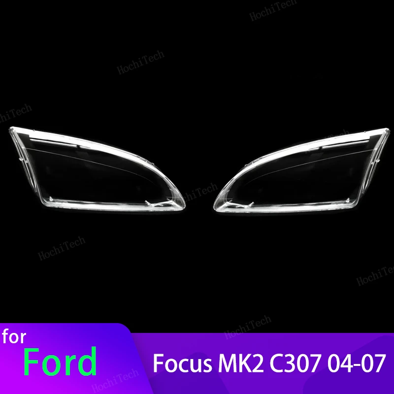 Scheinwerfer Abdeckung Für Ford Focus MK2 C307 pre-facelift 2004-2007 Transparente Gehäuse Front Scheinwerfer Objektiv Shell Glas lampe Abdeckung