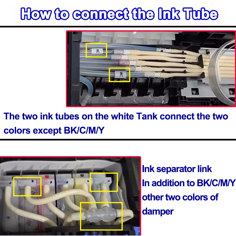 ET8550 DTF CiSS System White Ink Shaker Device Conversion Kit For Epson 8550 L1800 L800 L18050 Printer Circulator No Damper