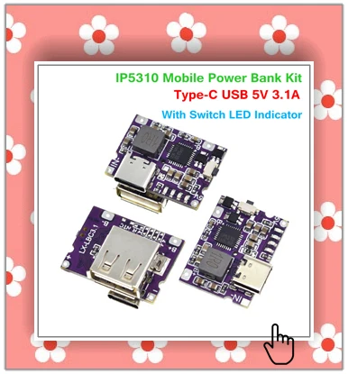 TZT 5 Stück Micro-USB 5 V 1 A 18650 TP4056 Lithium-Batterie-Ladegerät-Modul Ladeplatine mit Schutz Doppelfunktionen 1 A Li-Ion – Detail 6