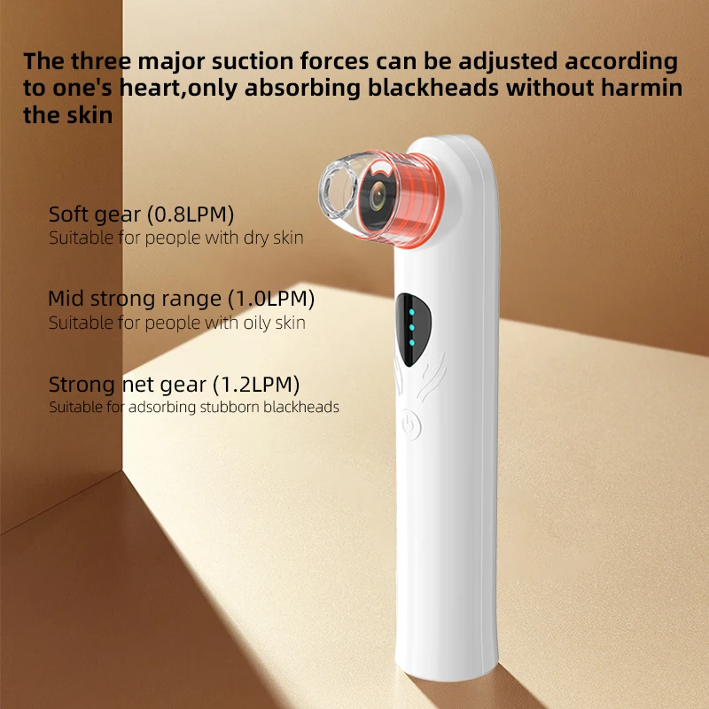 Face Nose Blackhead Remover with Camera Vacuum Pore Cleaner Pimple Black Head Remover Facial Acne Care Cleaning Tool Machine