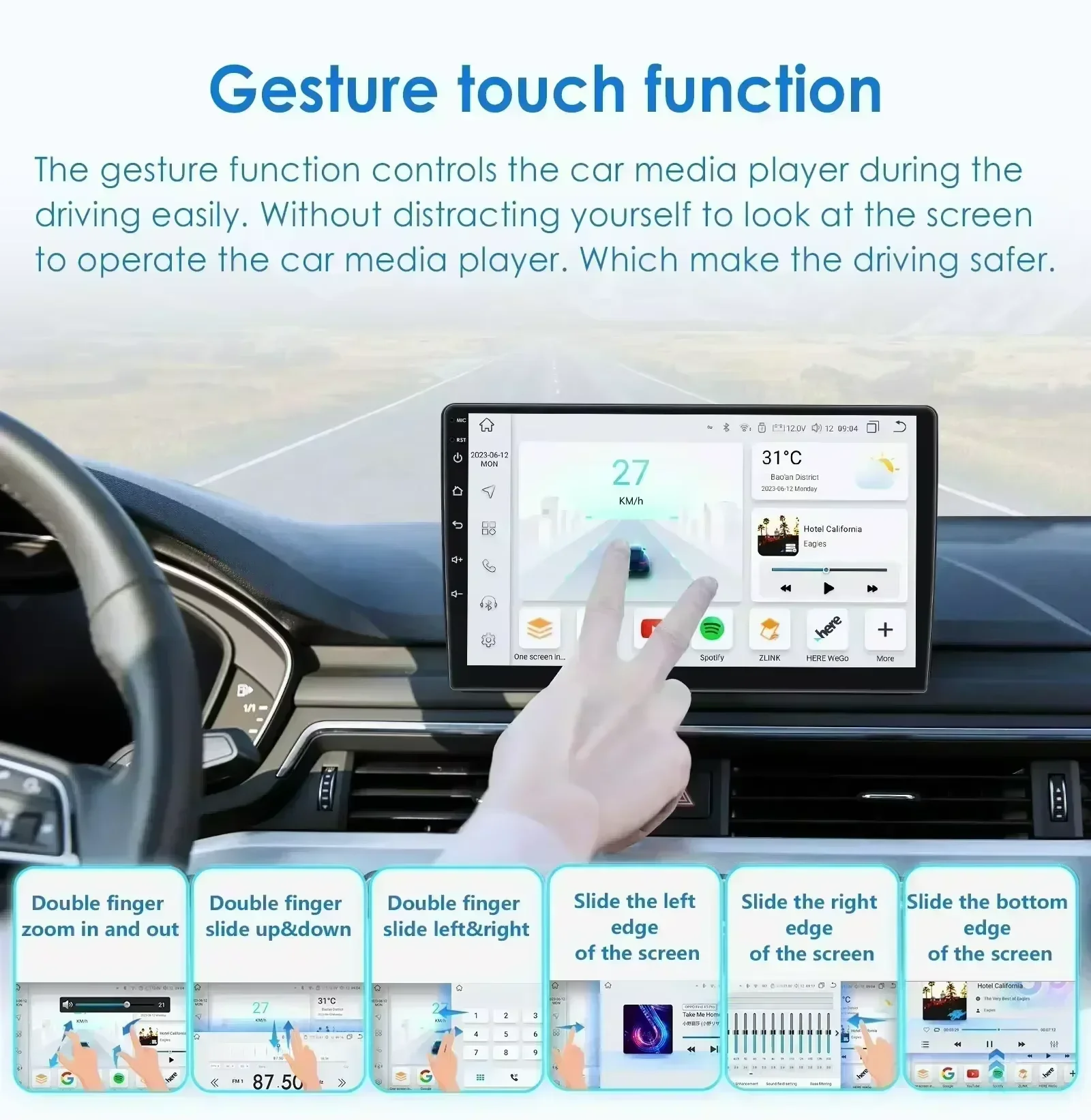 Radio para coche Hizpo Android para Opel Astra H G J Zafira B Corsa C D Antara Vectra Vivaro CarPlay SWC RDS DSP 4G BT WiFi Auto GPS Navi Pantalla de 7 pulgadas 4