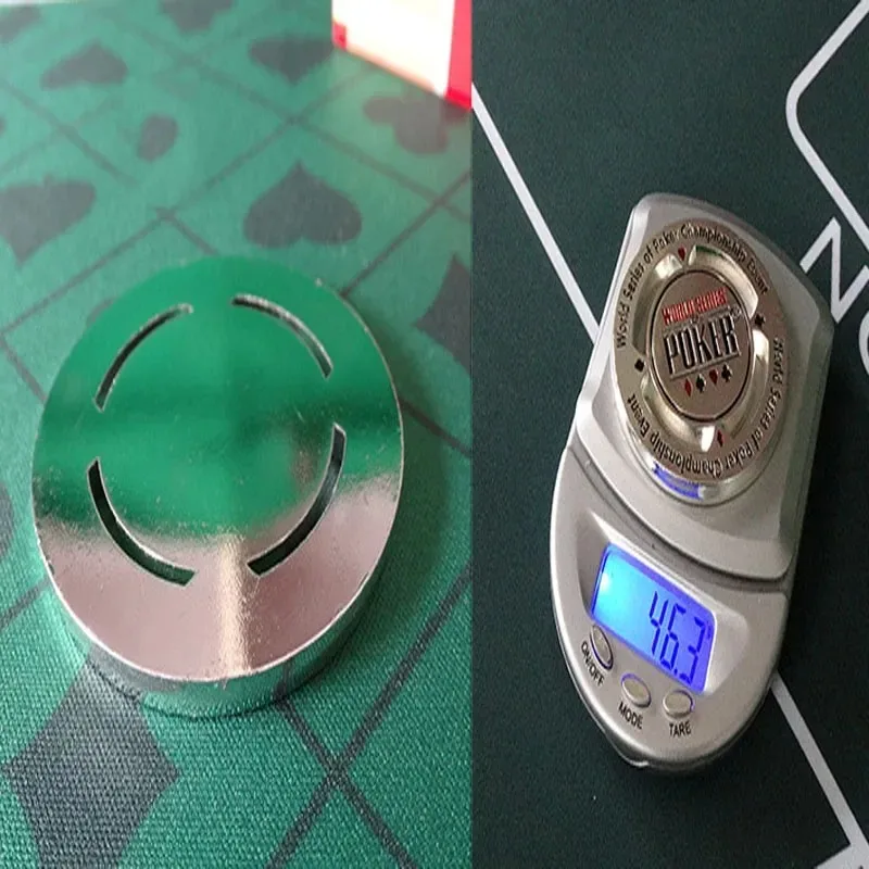 1Pcs Texas Hold'em Chips Metal Poker Coins for Casino Souvenirs Collection Gifts Entertainment Accessories poker chips