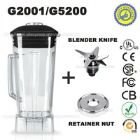 Conteneur Compatible G2001 G5200 G1100 G5500 G7700 G7000 avec récipient de mélangeur à lame et couvercle, accessoires de mélangeur professionnels 1