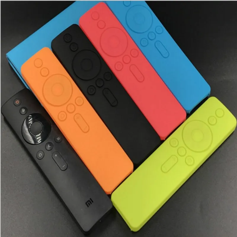 Silicone Remote Control Cases for Xiaomi TV Mi 4A 4C Soft Dustproof Anti-Fall Protective Smartv Tv Remote Control Case Box silicone remote case silicone remote cover silicone remote sleeve remote controller cover silicone case protector